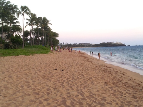Ka'anapali Beach looking south